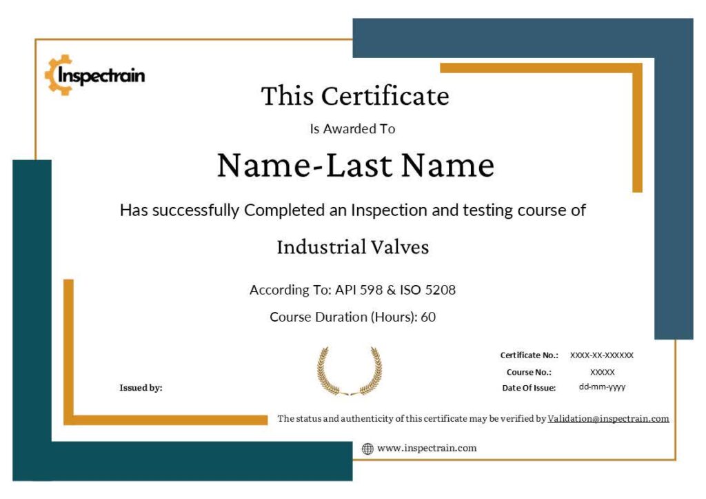 Certification